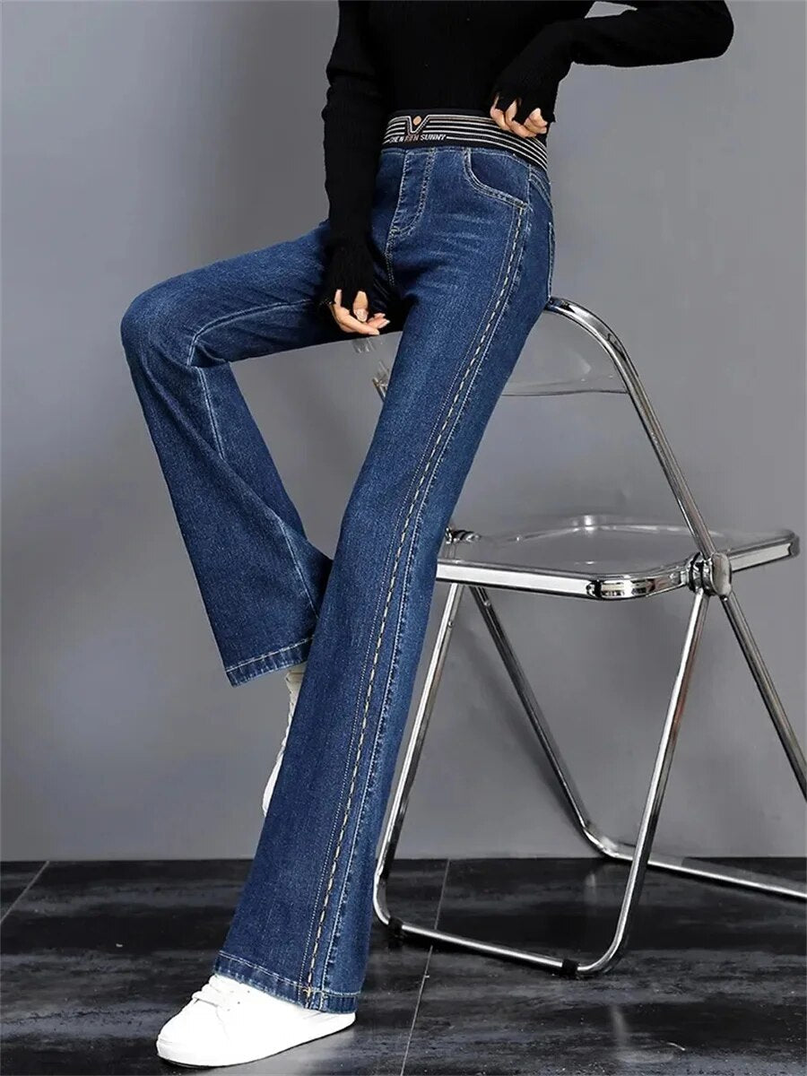 Jeans med høy midje