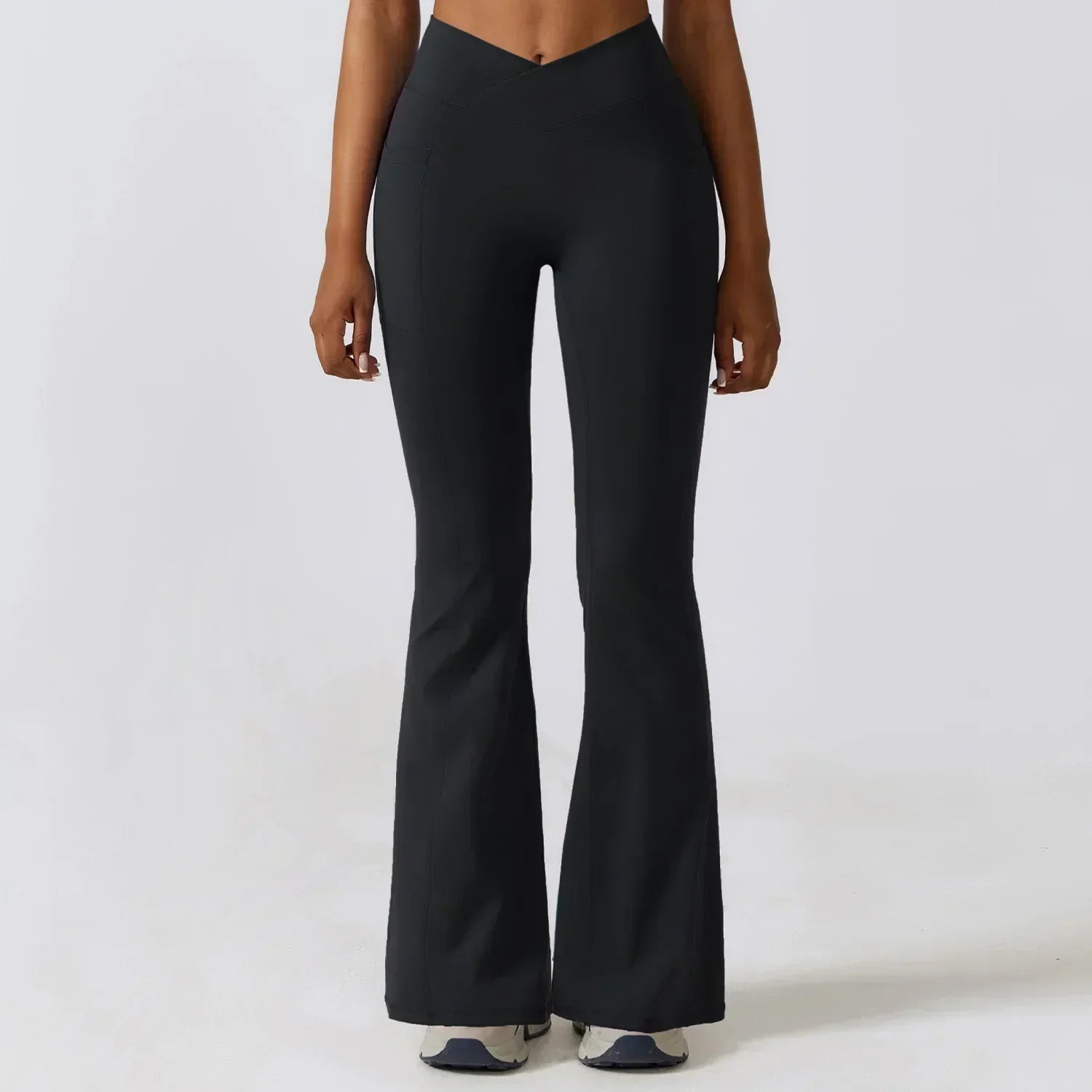 Flare legging med høy midje