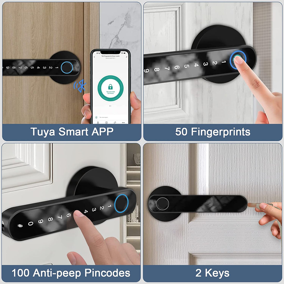 Smart dørhåndtak