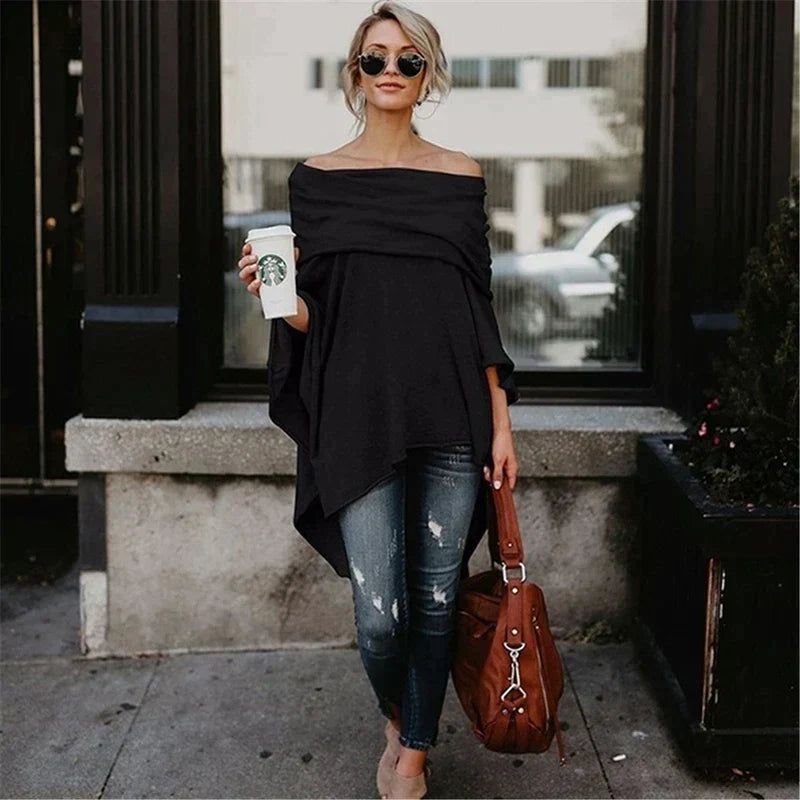 Elegant langermet bluse
