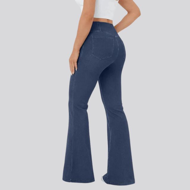 Flare legging med høy midje