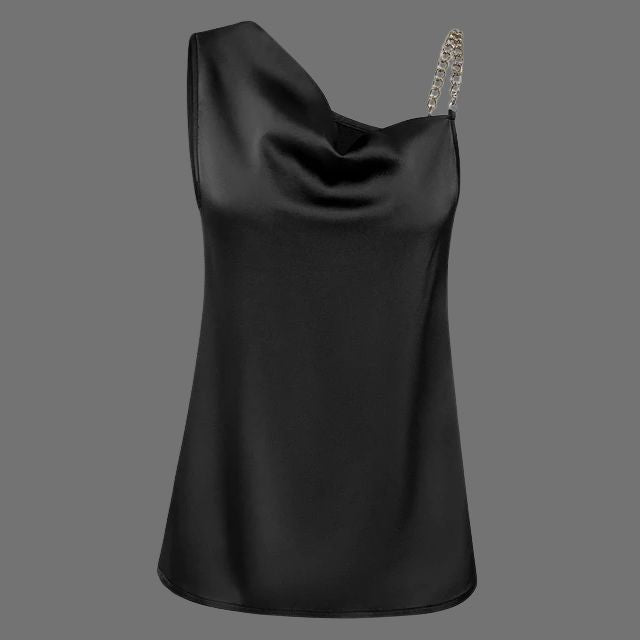 Elegant tanktop med kjettingstropper