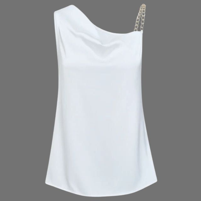 Elegant tanktop med kjettingstropper