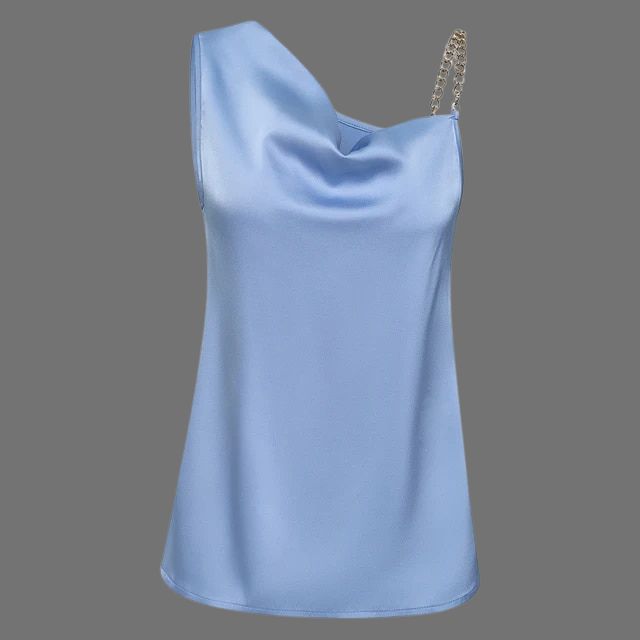 Elegant tanktop med kjettingstropper