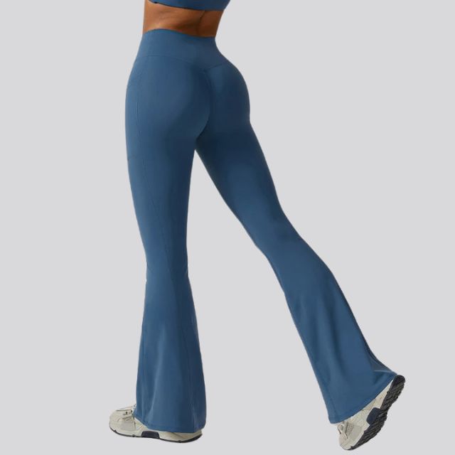 Flare legging med høy midje