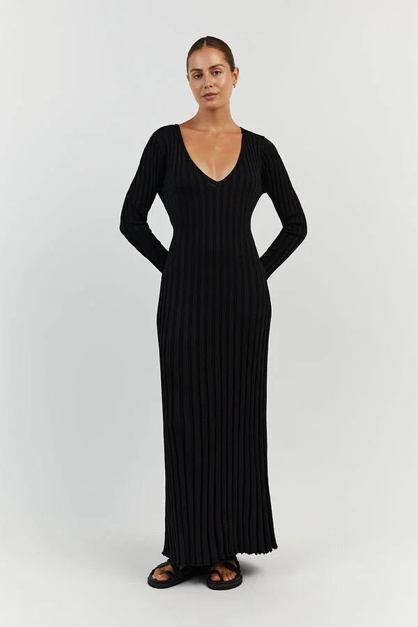 Strikket kjole