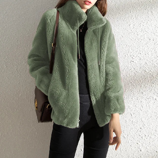 Myk turtleneck-frakk