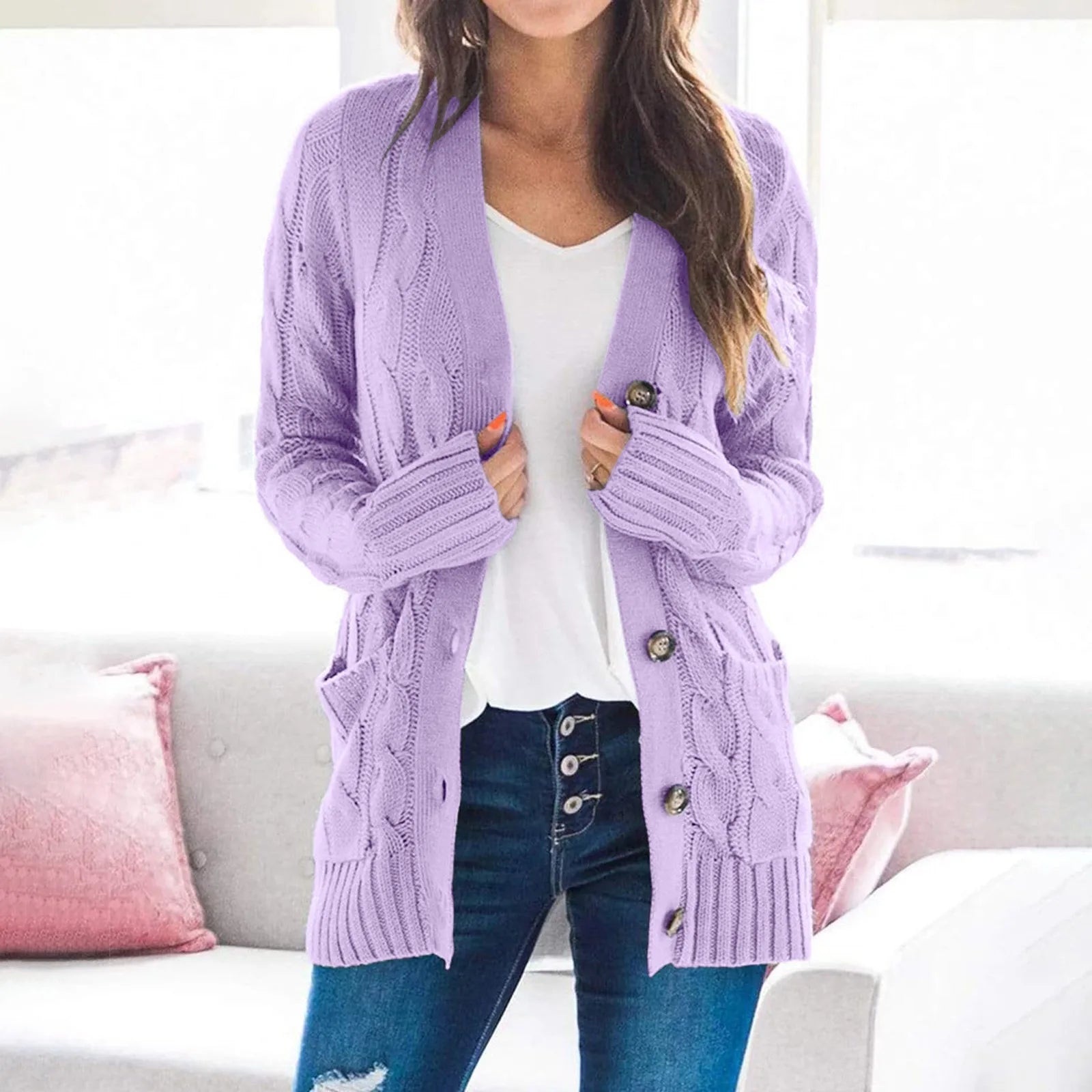 Strikket cardigan