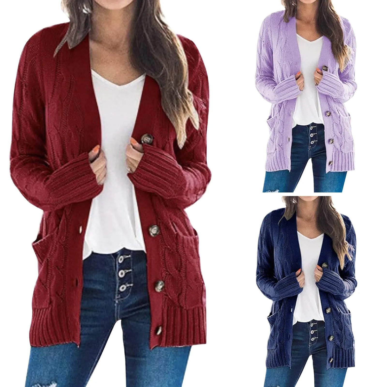 Strikket cardigan