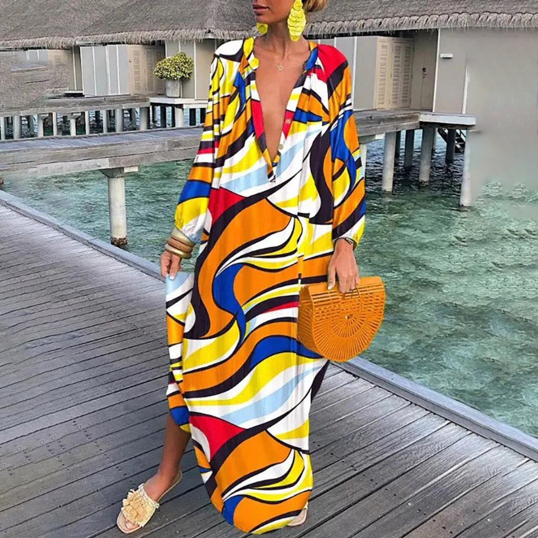 Elegant boho-kjole