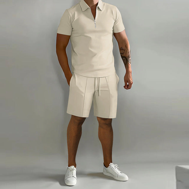 Polo og shortssett