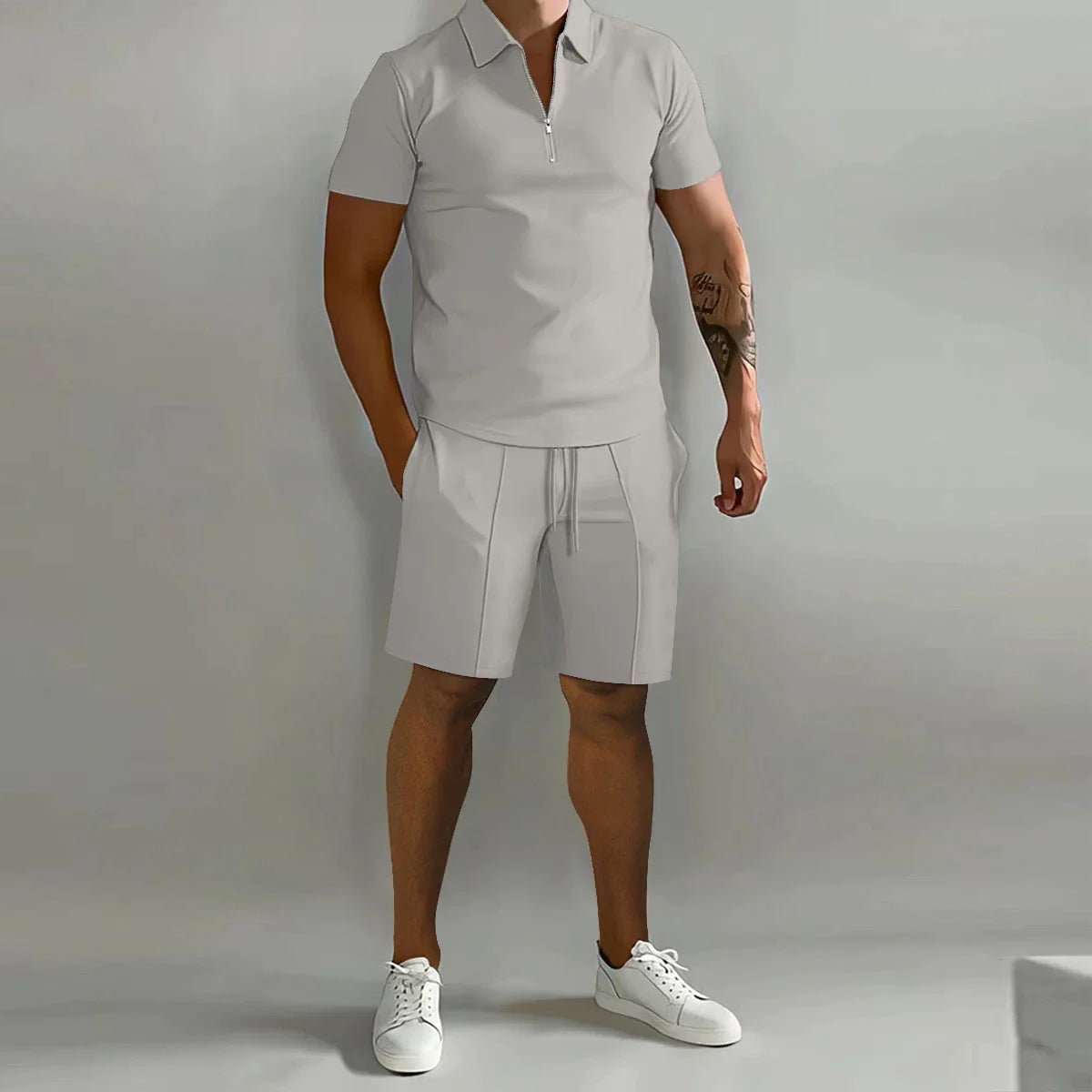 Polo og shortssett