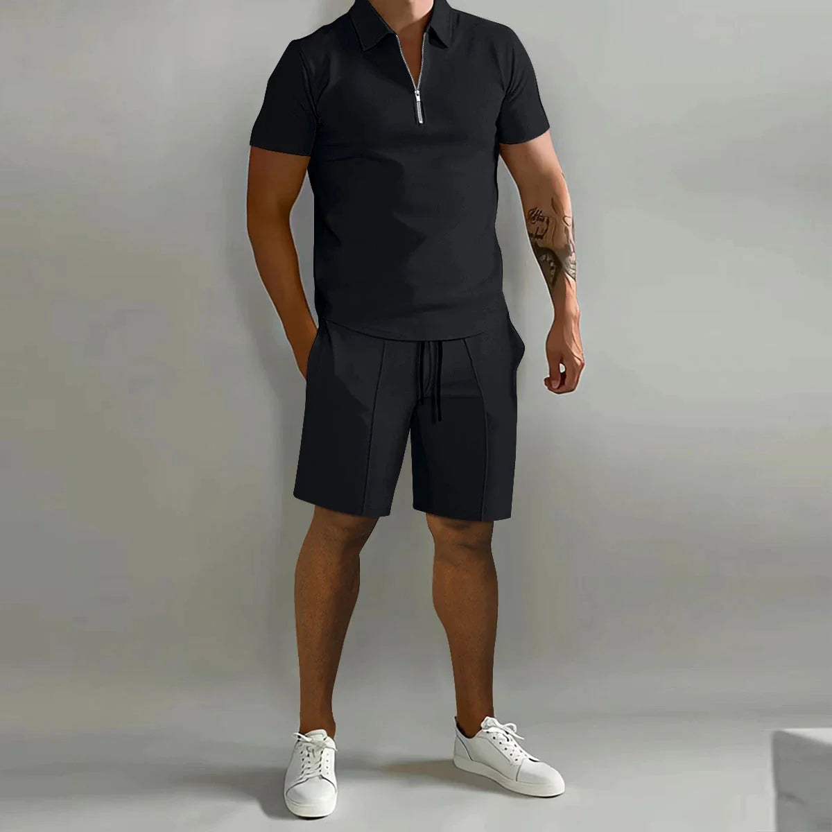 Polo og shortssett