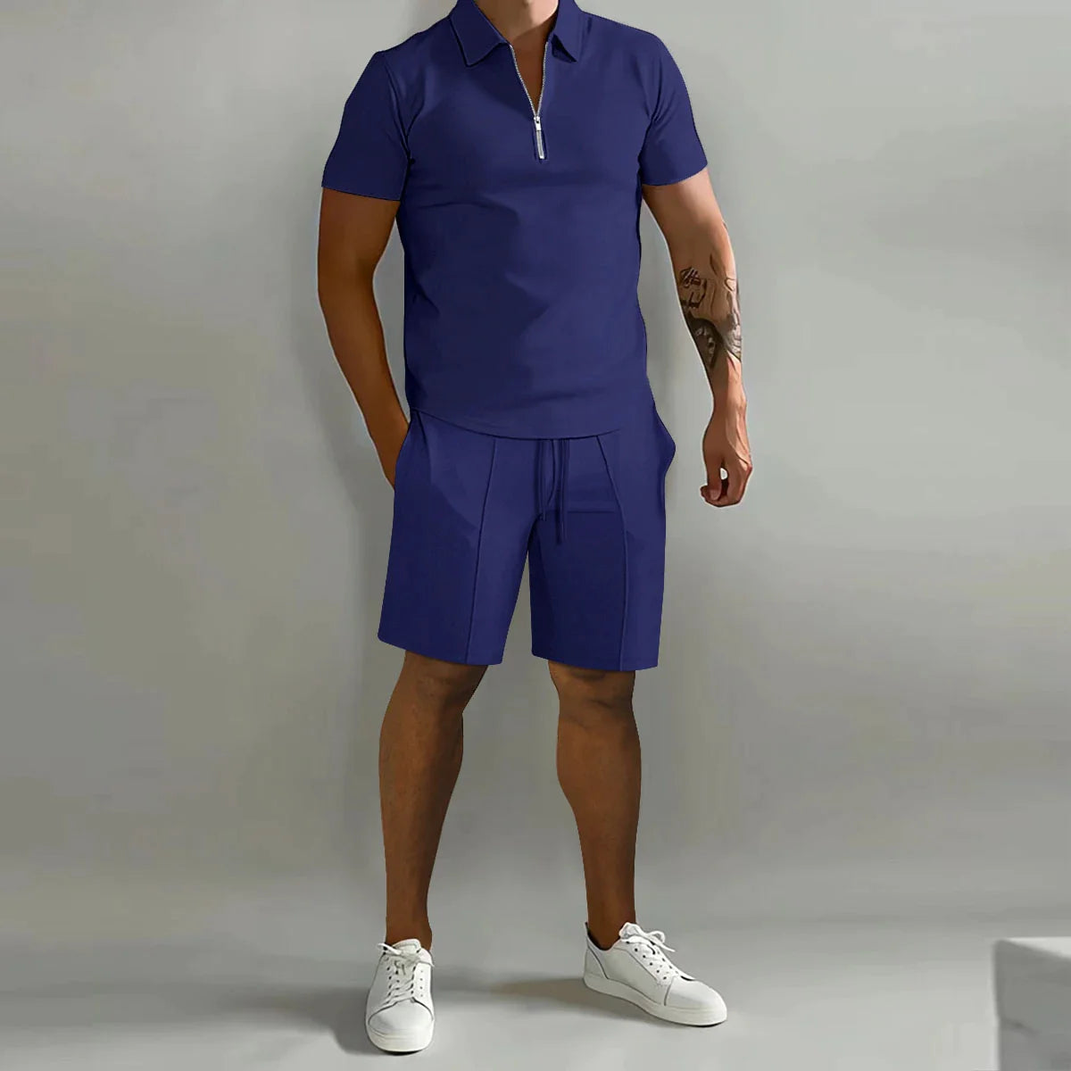Polo og shortssett