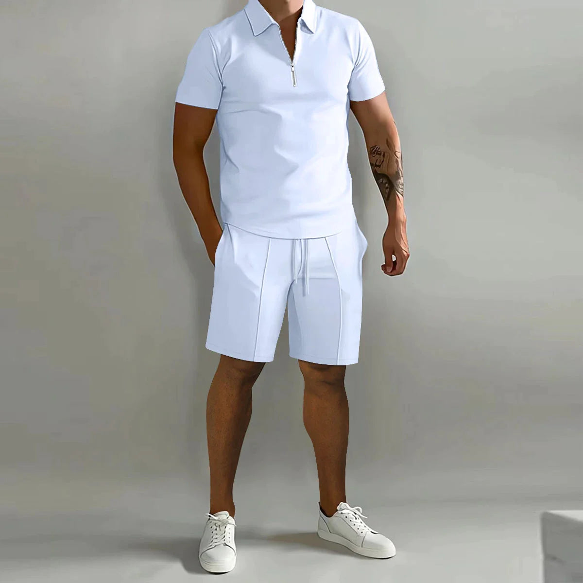 Polo og shortssett