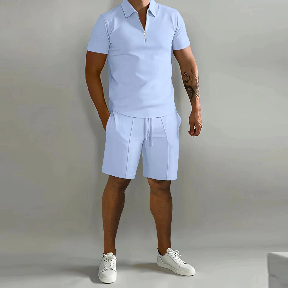 Polo og shortssett