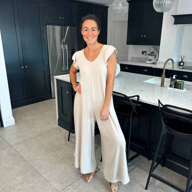 Jasmyn | Comfy Sleeves sommerjumpsuit med færre ermer