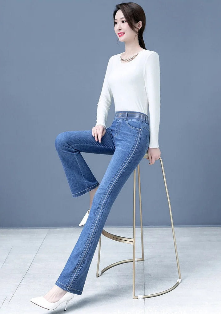 Jeans med høy midje