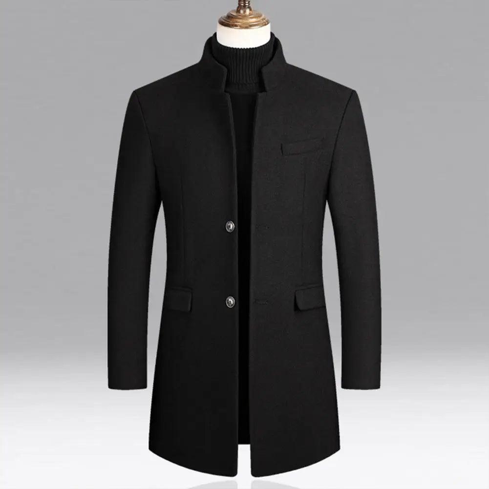 Lange trenchcoats for menn