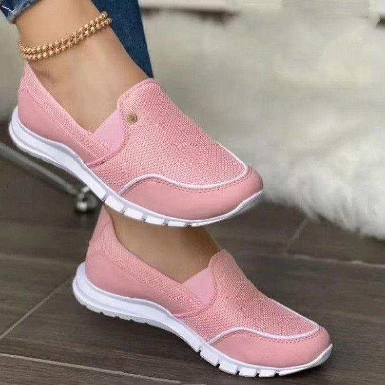 Fasjonable loafers for kvinner, enkle