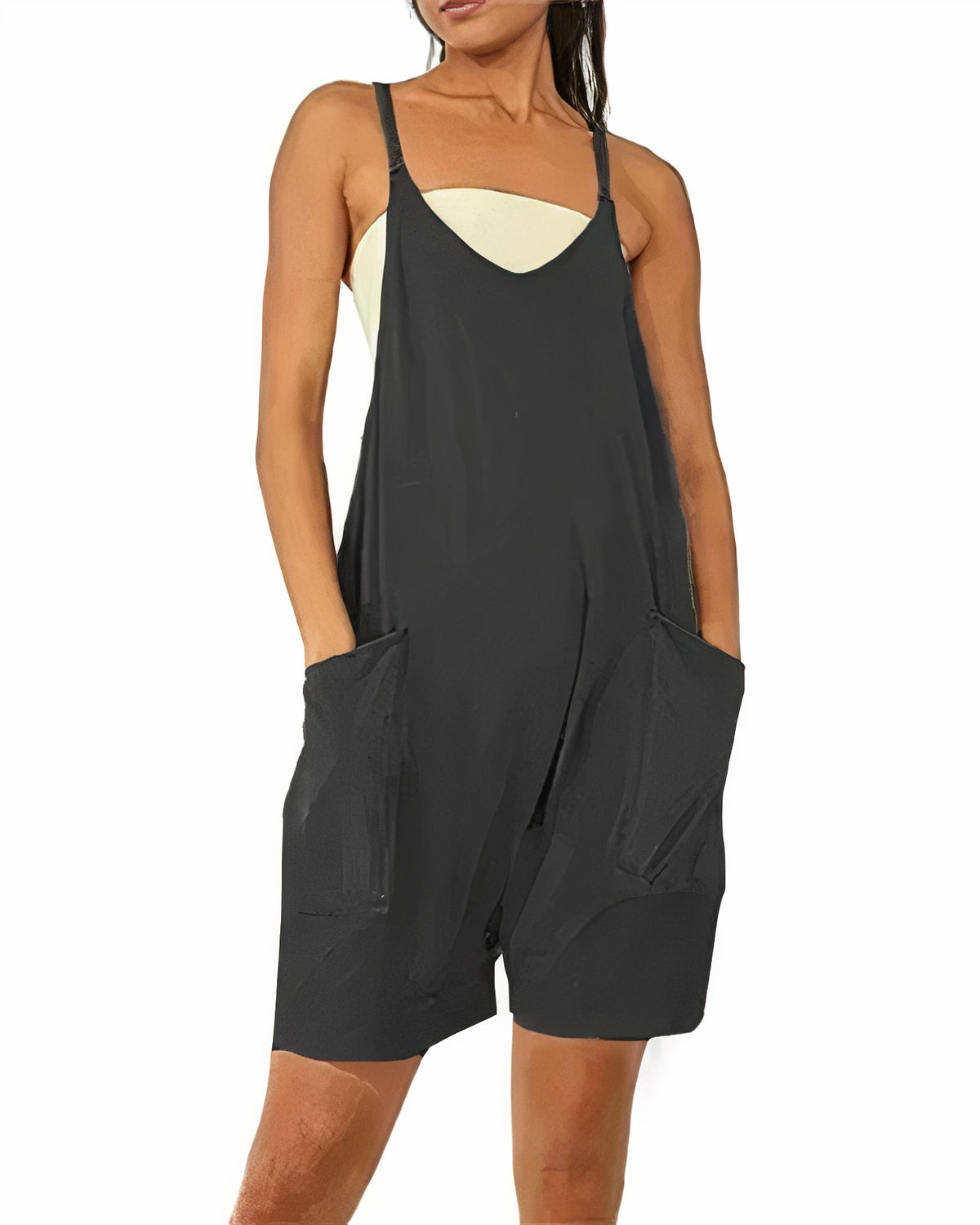 Sommerlig jumpsuit med lommer
