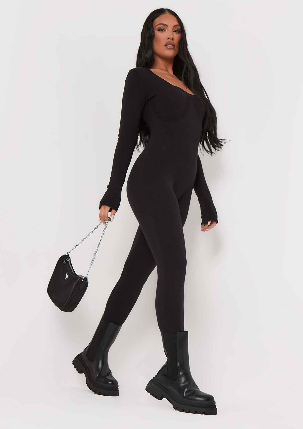 Jumpsuit med ermer