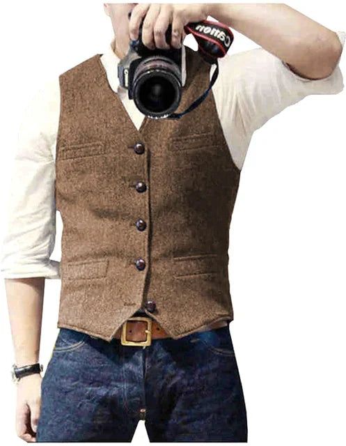 Casual vest for menn