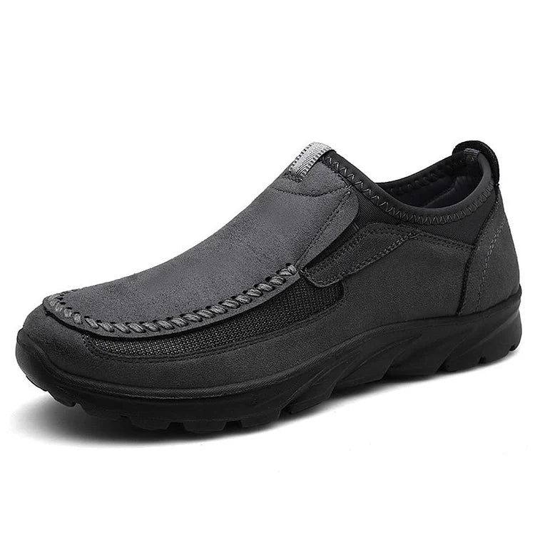 Herre Casual Pustende Skinn Loafers - Ergonomiske Sko