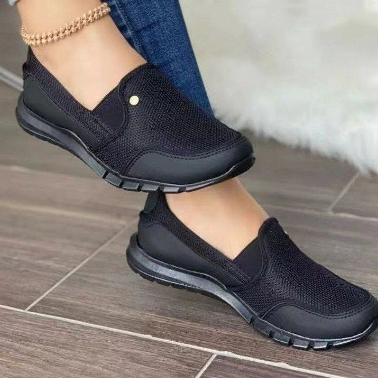 Fasjonable loafers for kvinner, enkle