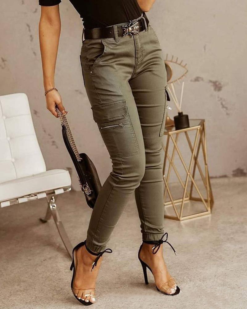 Maud | Comfy Cargo Jeans til dame (1+1 GRATIS)