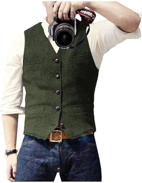 Casual vest for menn