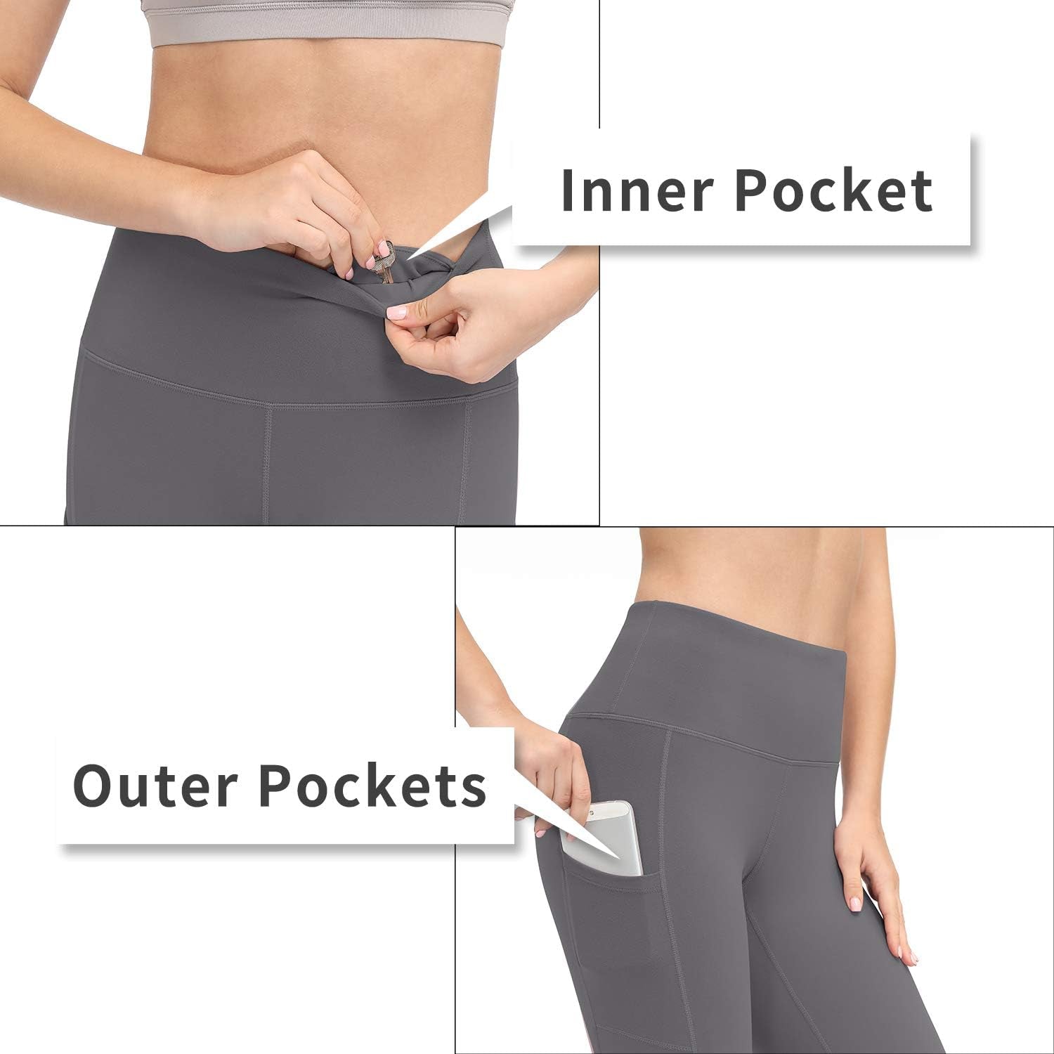 Høytlivs yogabukser