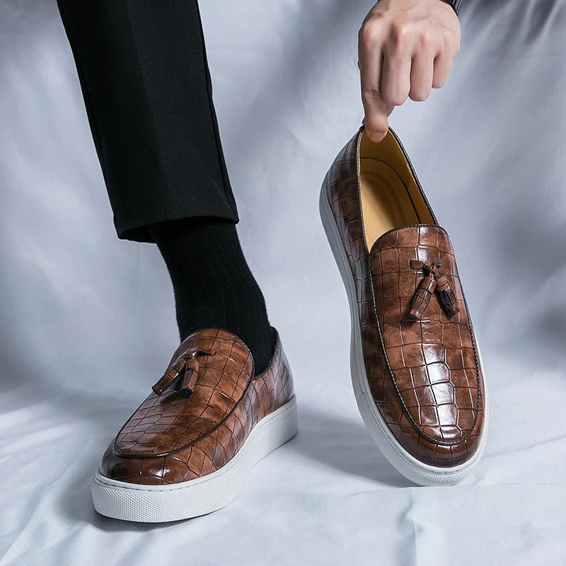 Loafers i italiensk stil