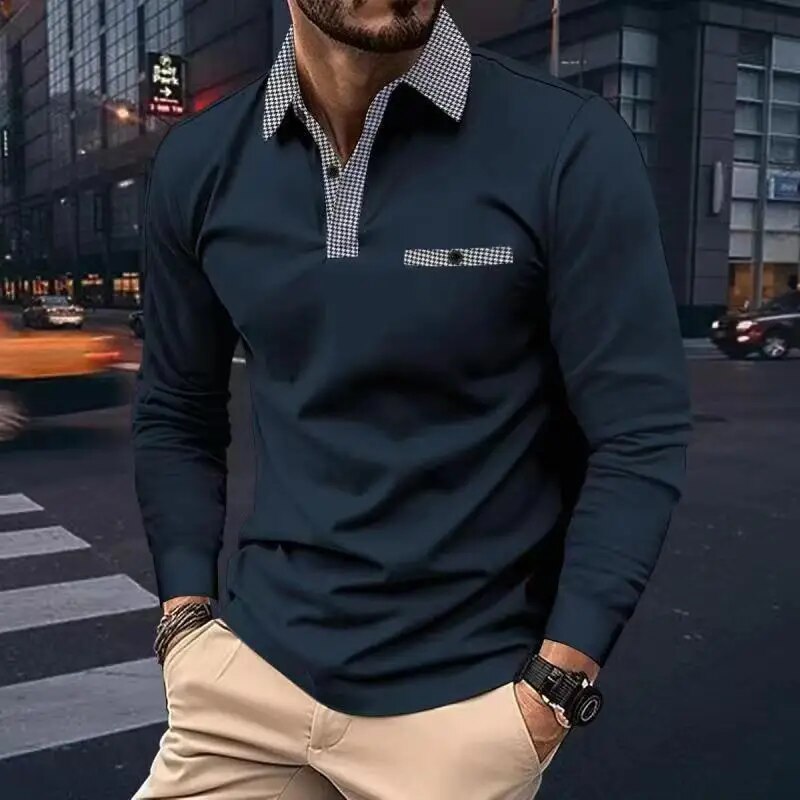 Joey langermet poloskjorte