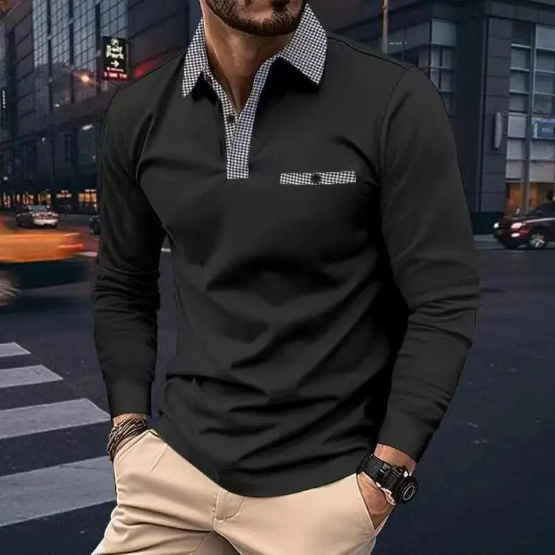 Joey langermet poloskjorte