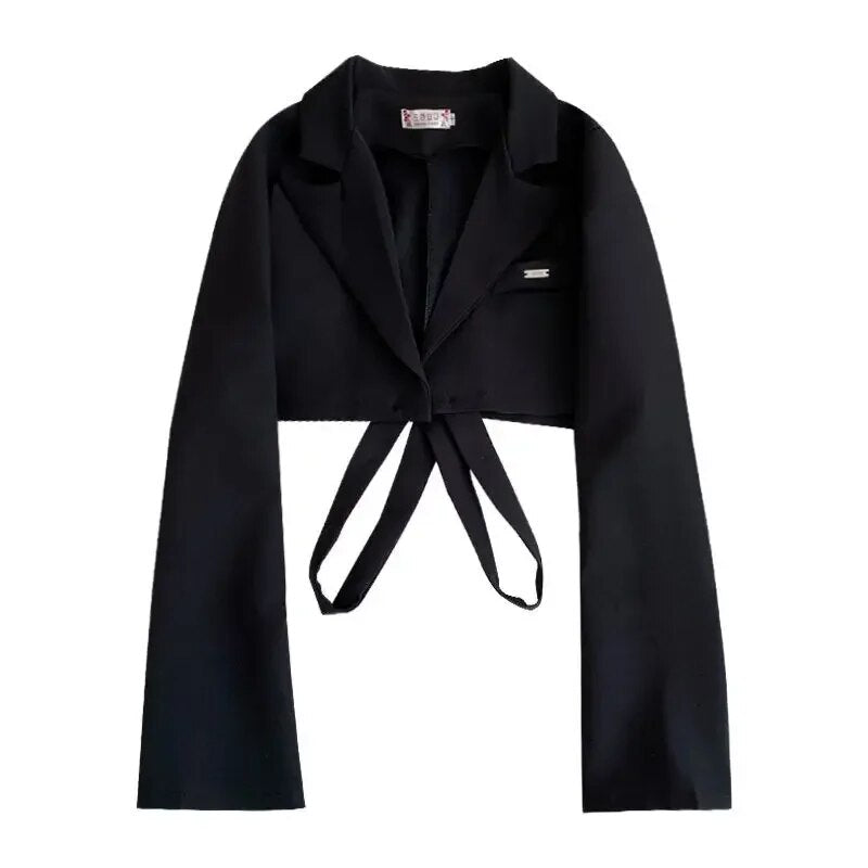 Cropped Blazer til dame