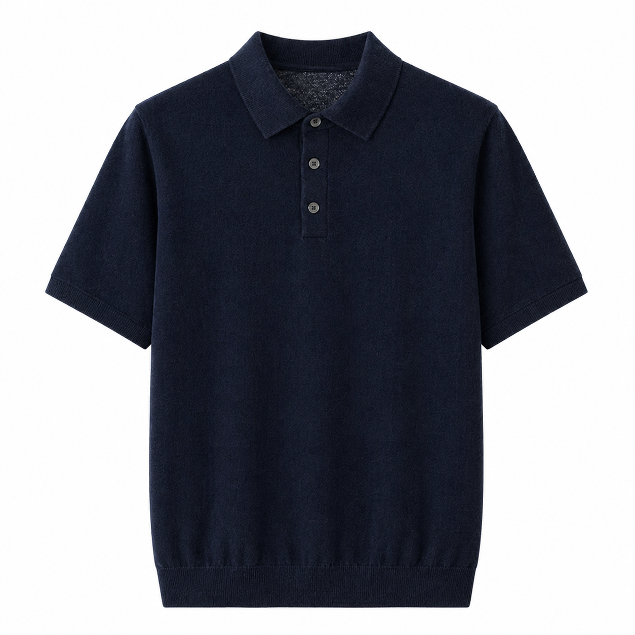 Kasjmir Polo T-skjorte til Herre – 100% Ren Kasjmir & Premium Komfort