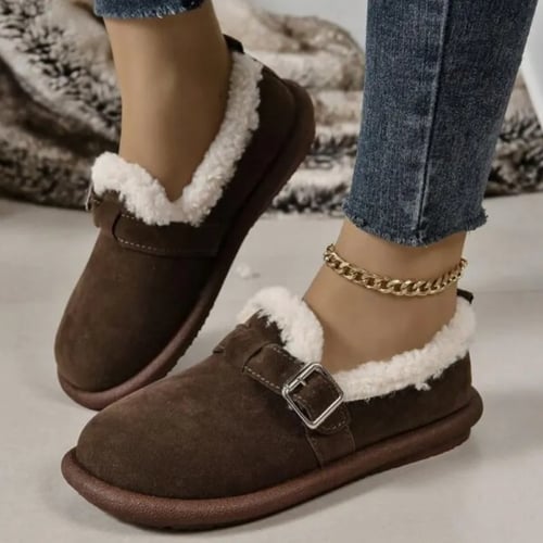 Myke slip-on flate sko med rund tå - Ergonomiske sko