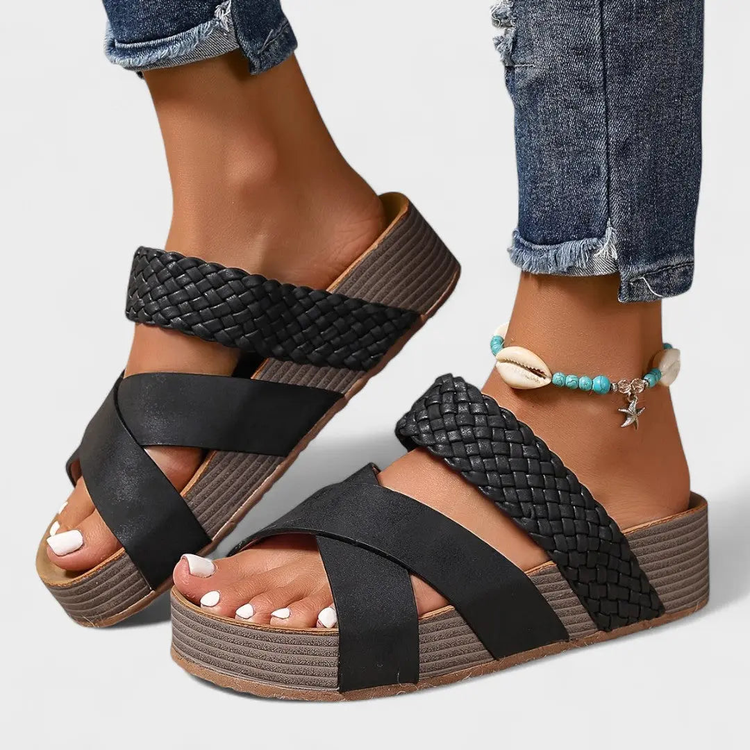 Delphine | Ortopediske skinnsandaler