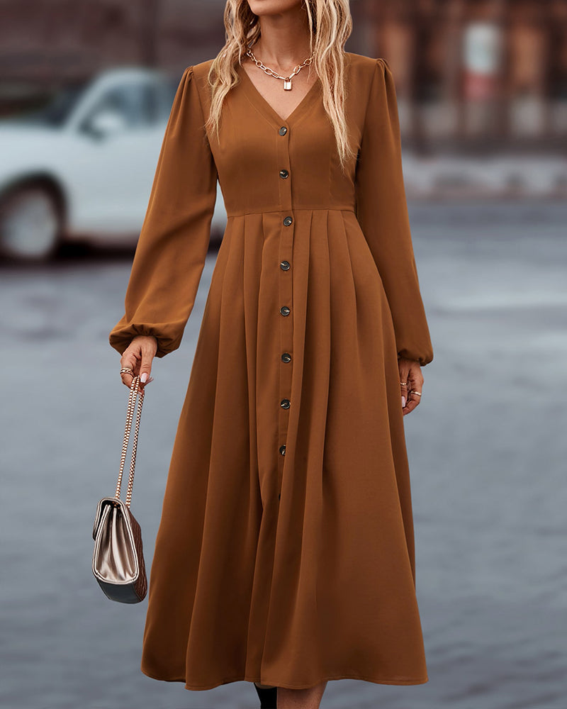 Elegant høstkjole