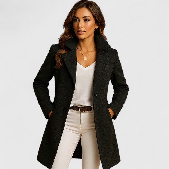 Klaerigo | Elegant vinterkåpe – Svart
