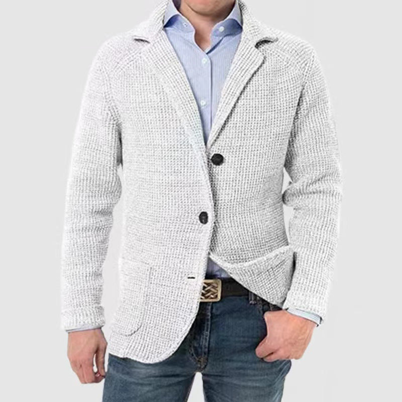 Elegant langermet jakke med kapellomme