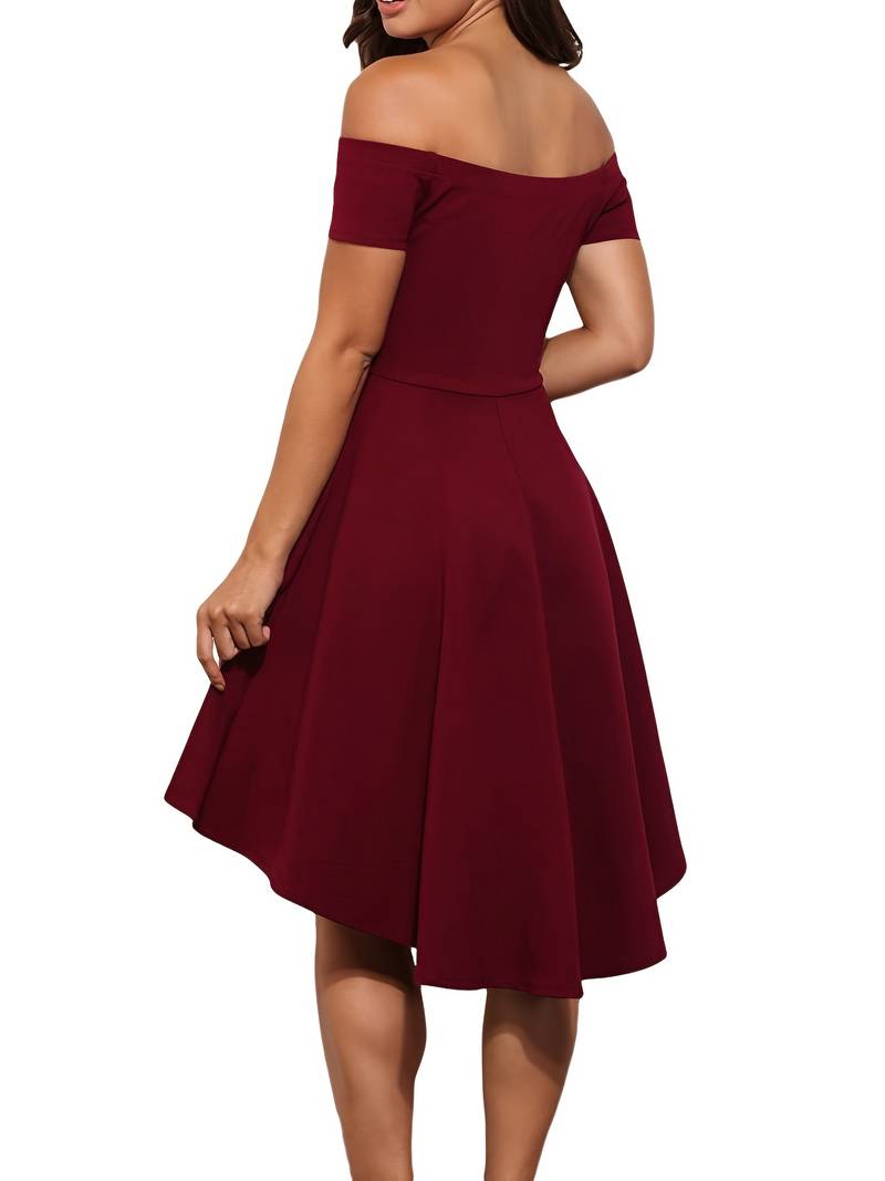 Elegant kjole uten skuldre