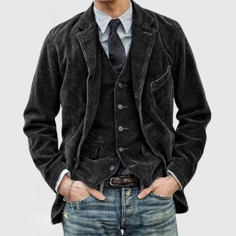 Florian | Blazer og vest i kordfløyel