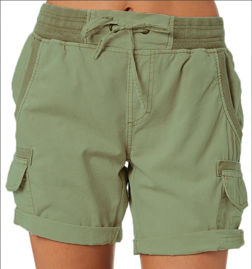 Mona™ shorts med høy midje