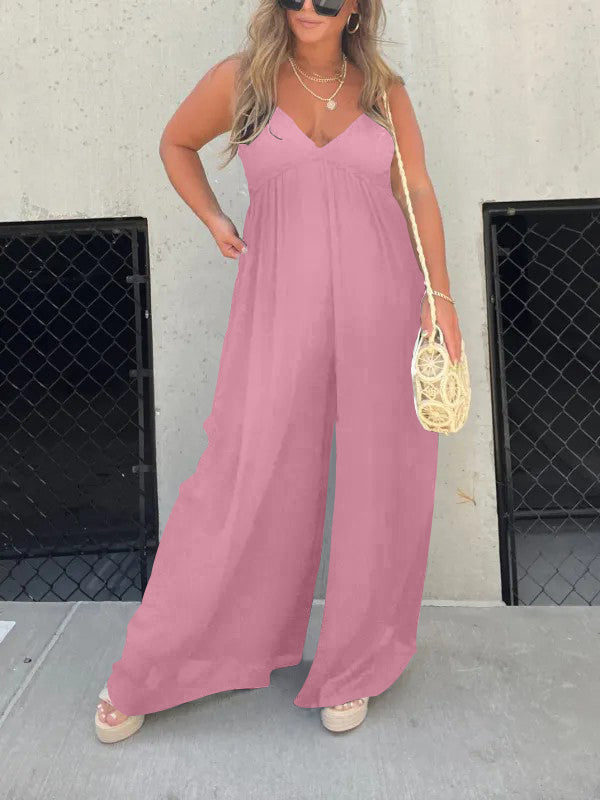 Elegant Breeze jumpsuit med vide ben