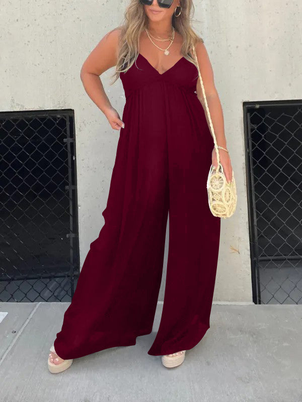 Elegant Breeze jumpsuit med vide ben