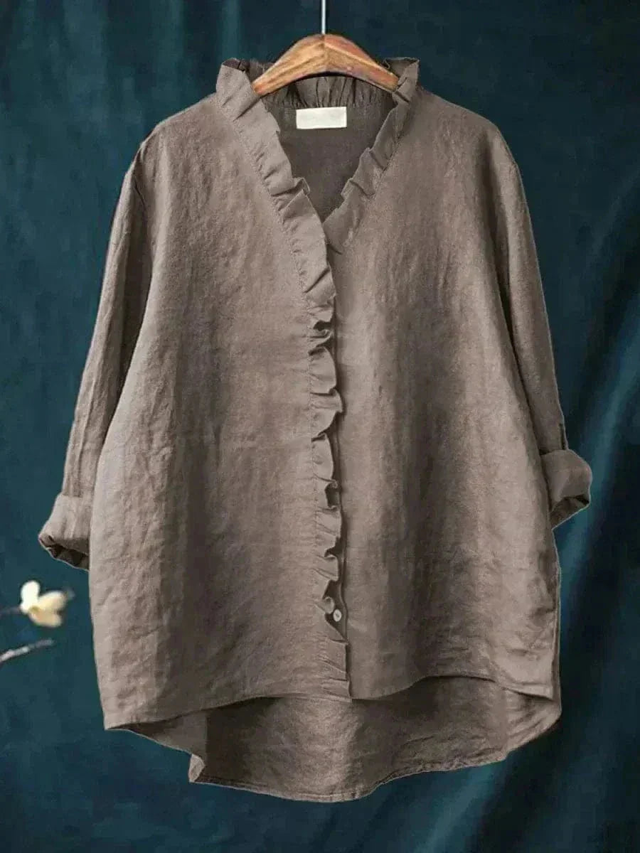 Maeva | Linbluse med volang