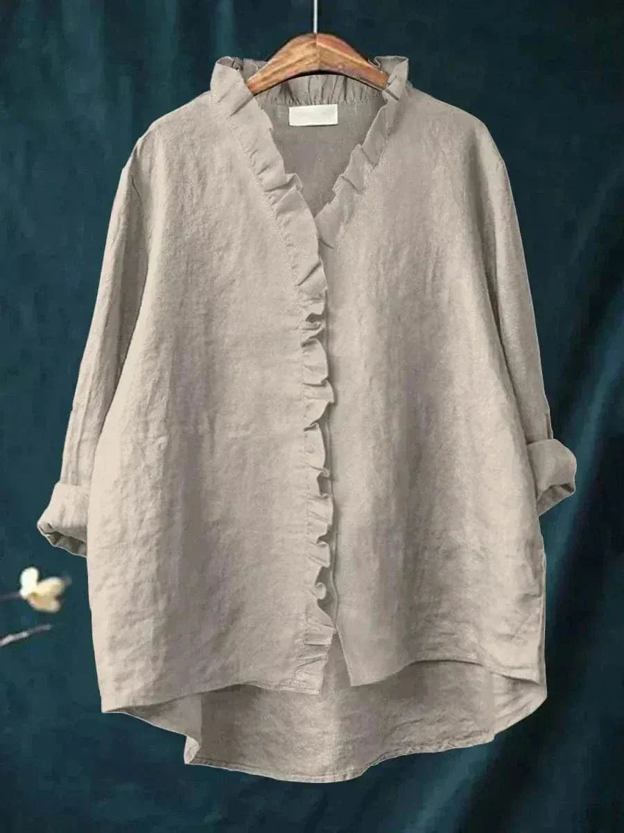 Maeva | Linbluse med volang