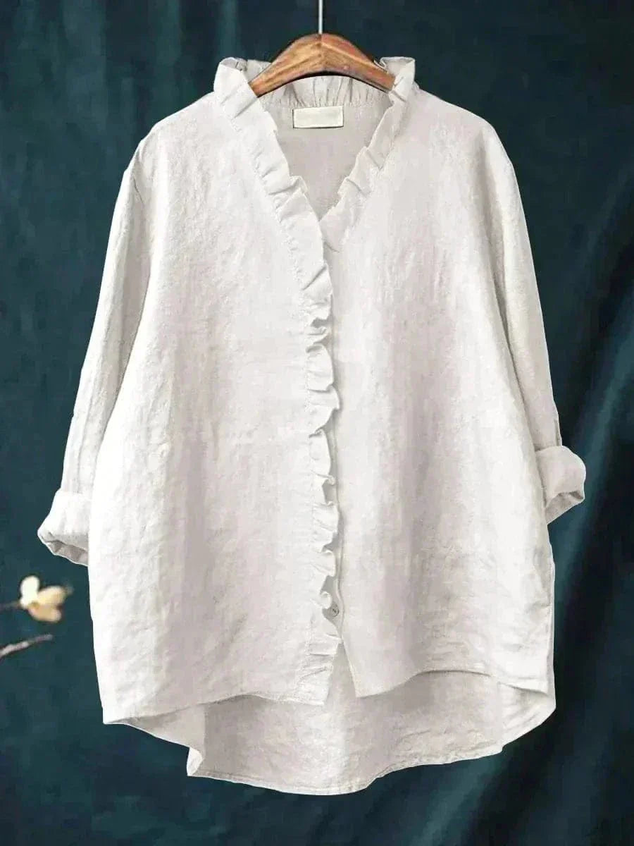 Maeva | Linbluse med volang